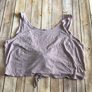 Lululemon crop top tie tank
